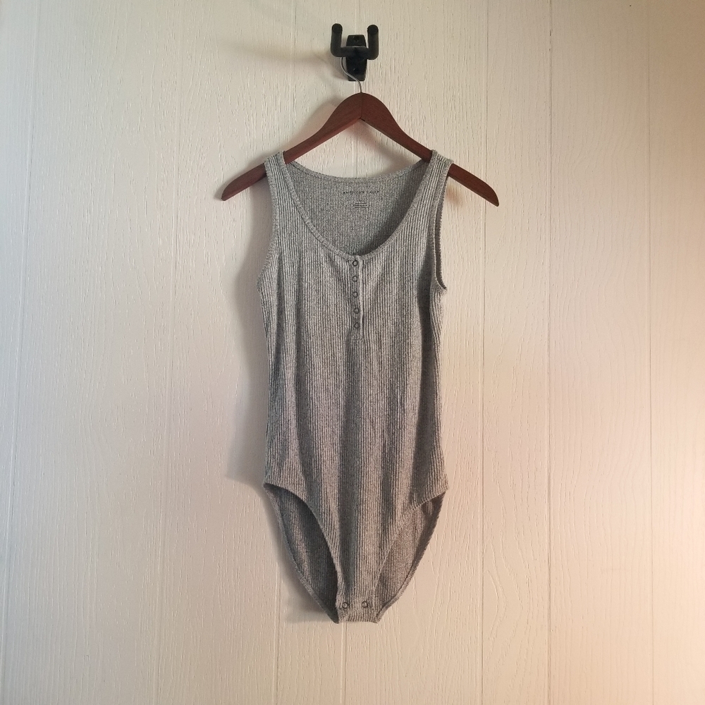 American Eagle Ribbed Jersey Bodysuit